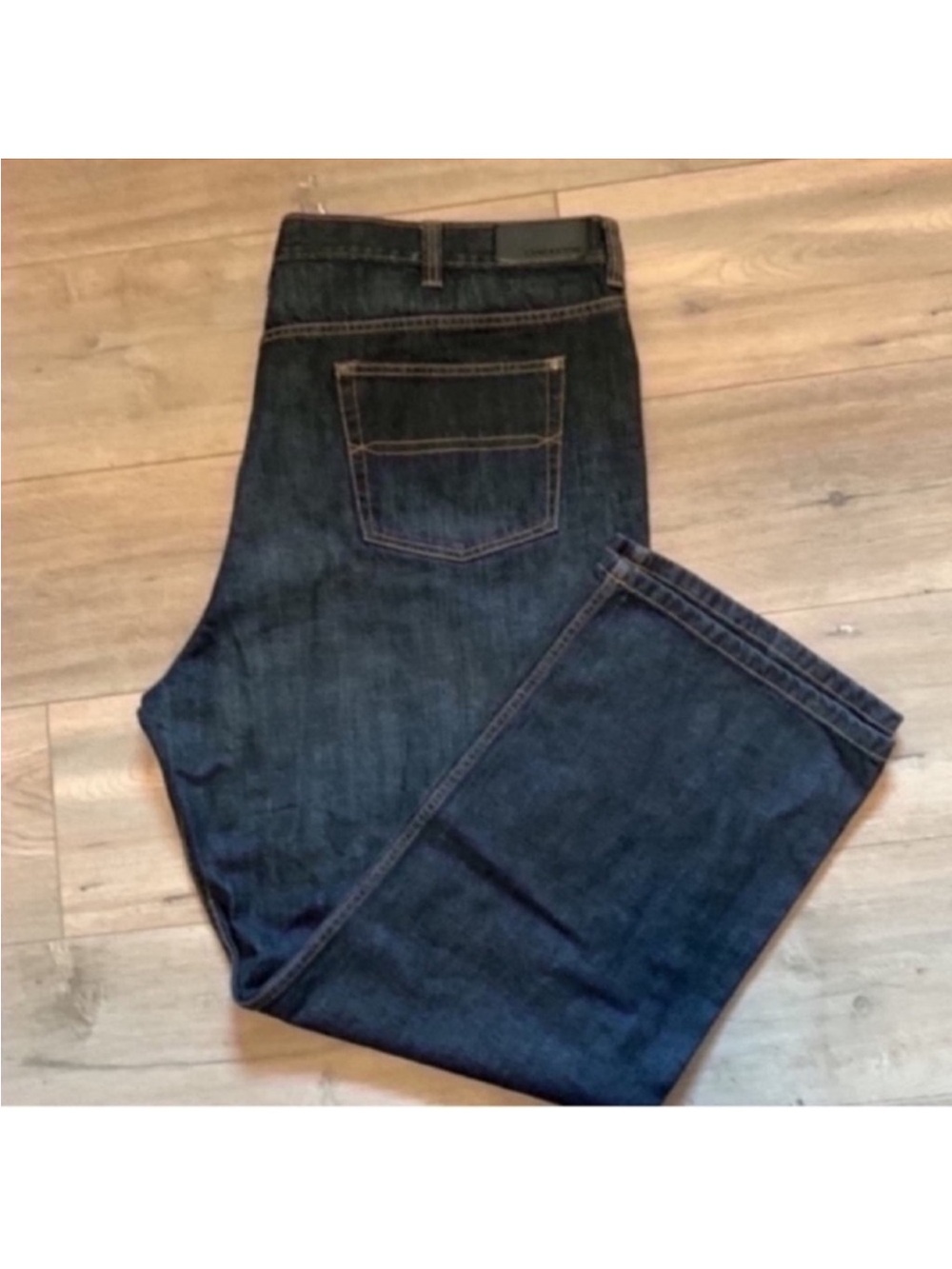 Claiborne Dark Blue Relaxed Fit Men's Jeans
